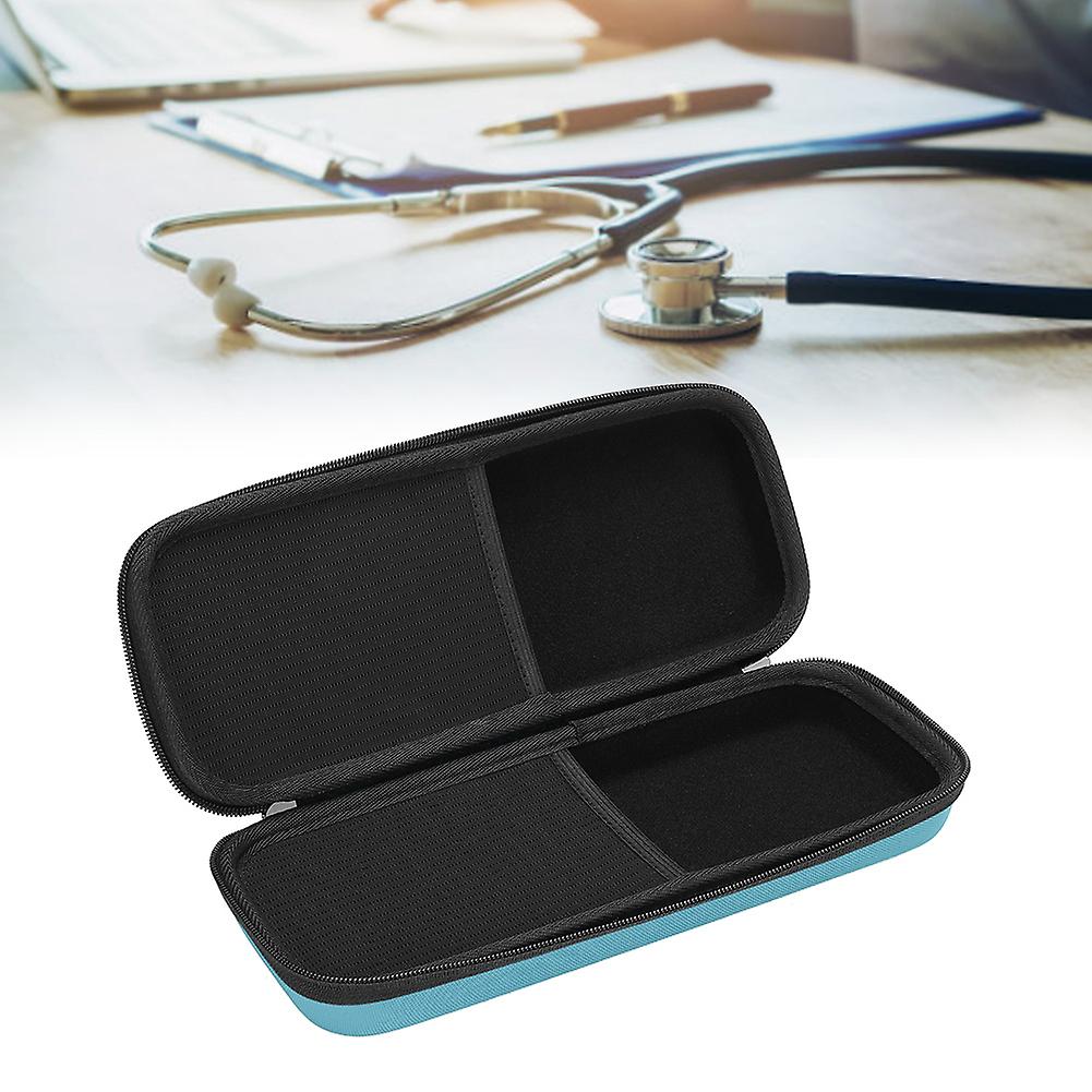 Portable Household Stethoscope Storage Box Organizer Case Storage Bag Containerlight Blue