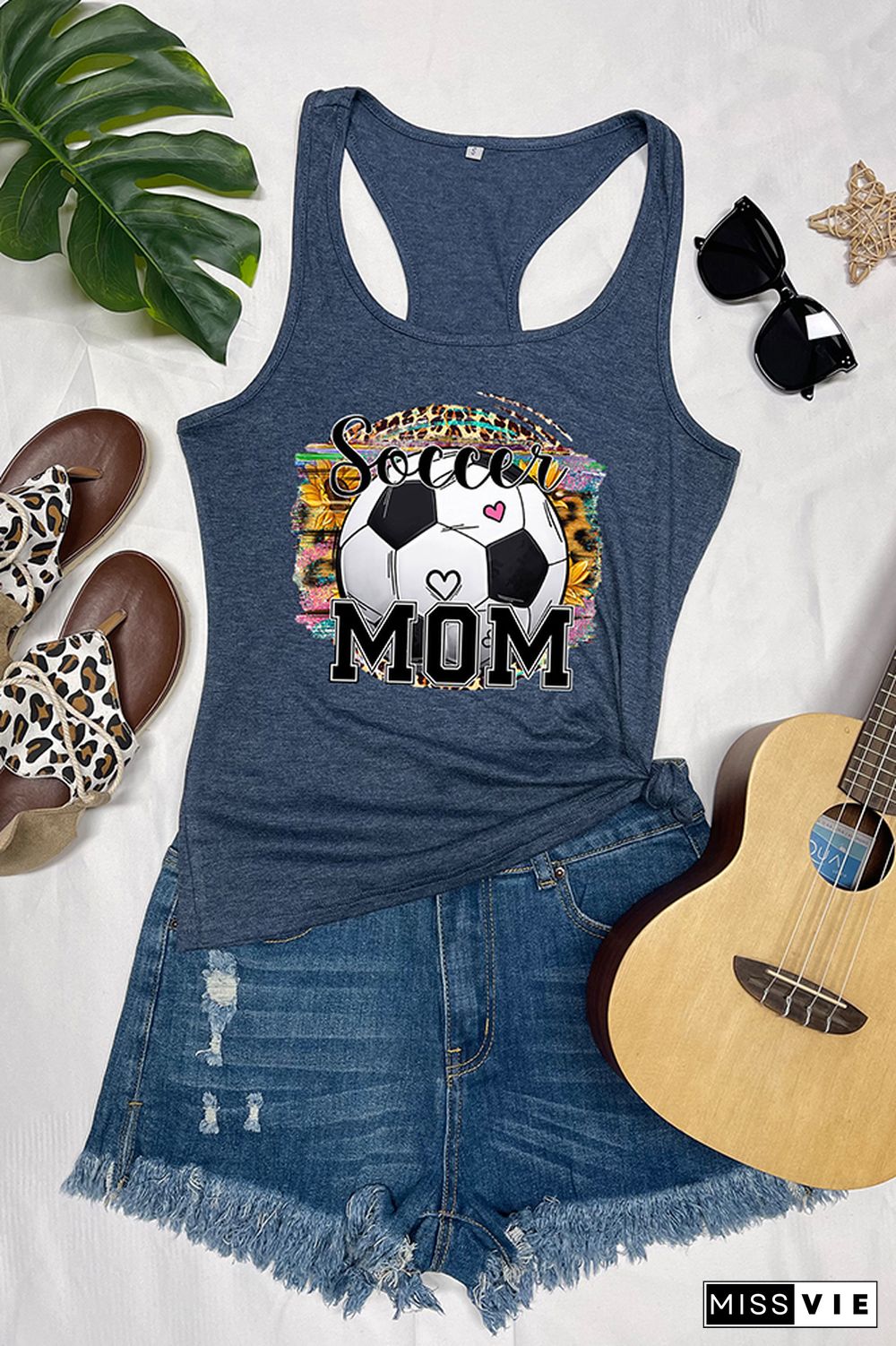 Soccer MOM Sleeveless Tank Top Wholesale