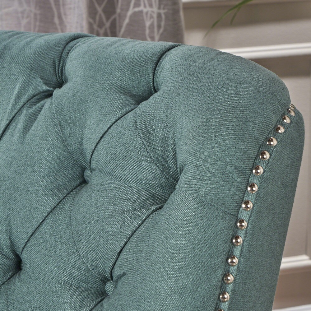 Cerelia Tufted Fabric Recliner by Christopher Knight Home