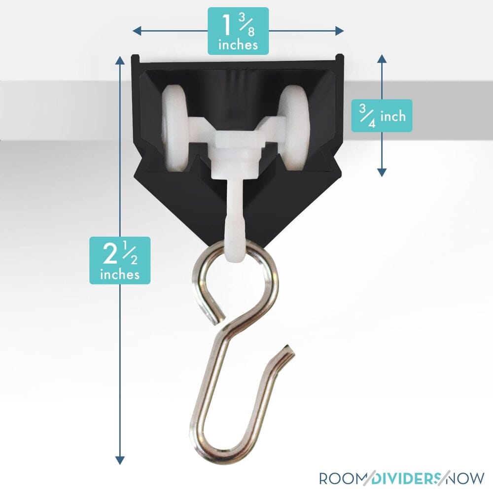 Ceiling Track Room Divider: Ceiling Curtain Track up to 36ft