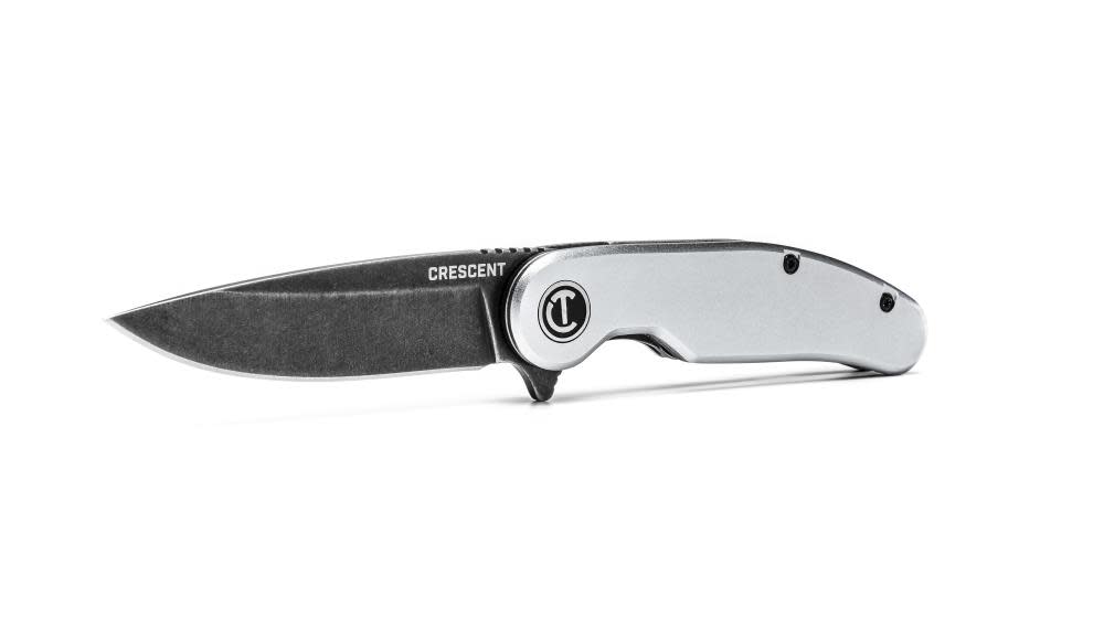 3-1/4 Drop Point Aluminum Handle Pocket Knife