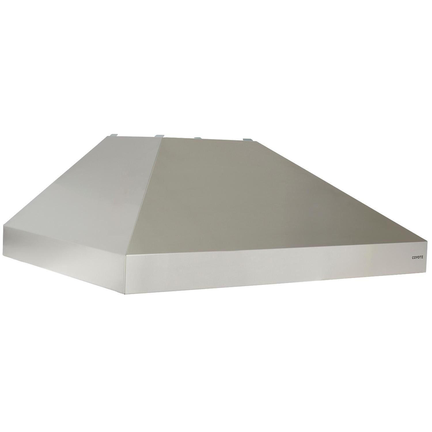 Coyote 42-Inch Stainless Steel Outdoor Vent Hood With Internal 1200 CFM Blower Motor