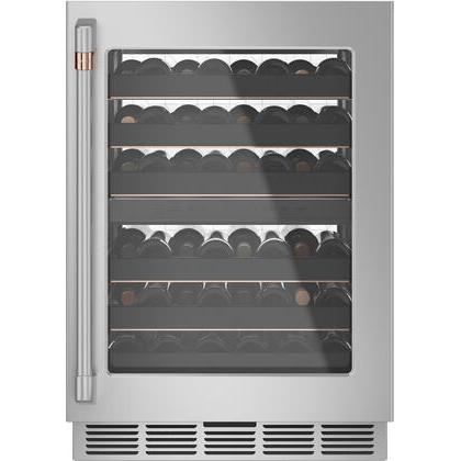 CafĲ 46-Bottle Wine Cooler with Wi-Fi connect CCP06DP2PS1