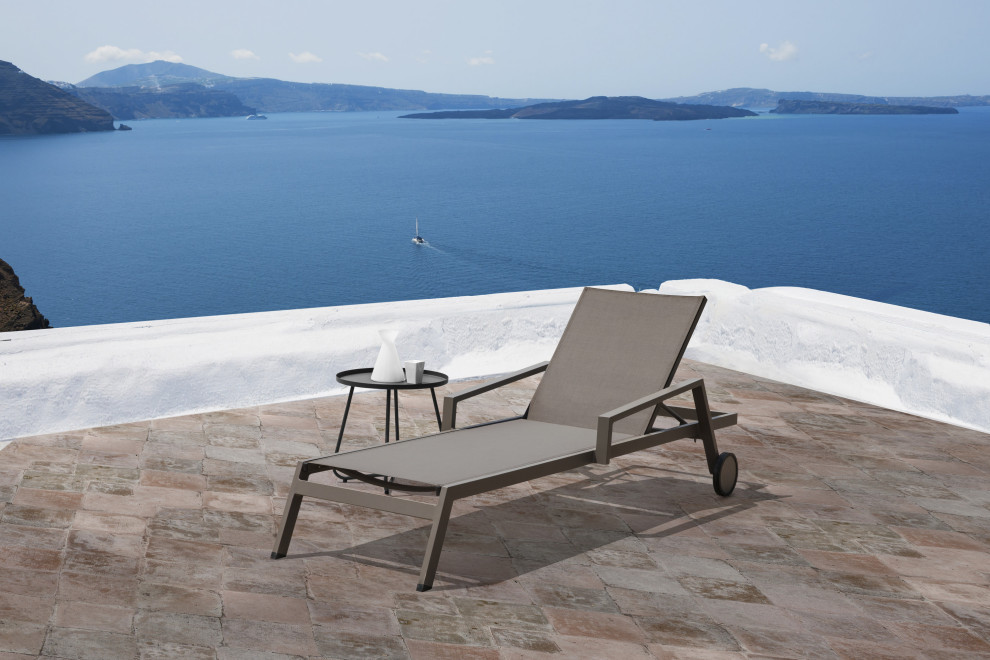 Bondi Outdoor Chaise Lounge (Set of 2)   Contemporary   Outdoor Chaise Lounges   by HedgeApple  Houzz