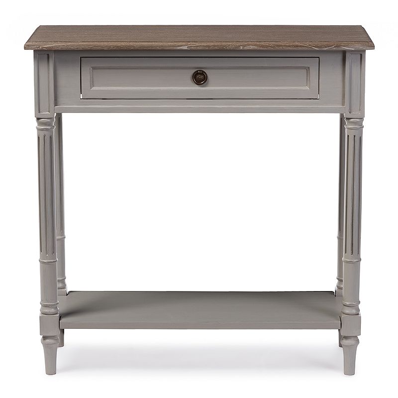 Baxton Studio Farmhouse Shabby Chic Console Table