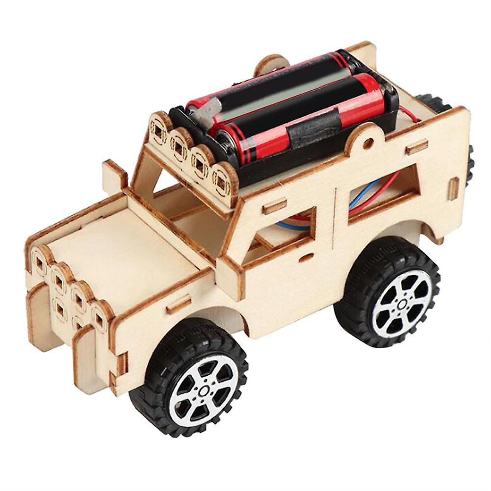 Kids Children Electric DIY For Jeep Model Physical Experiment Toy Early Educational Gift