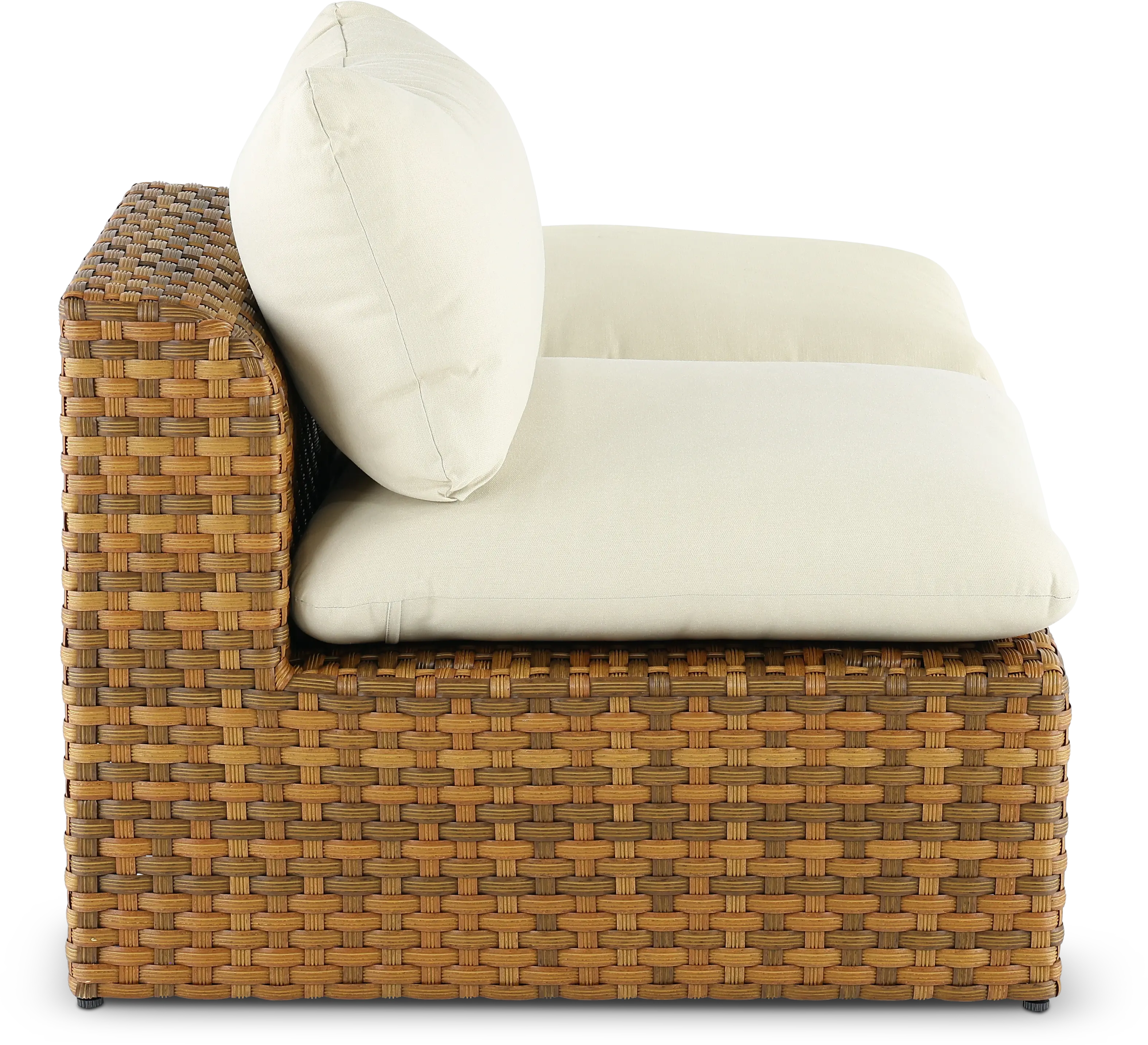 Drew and Jonathan Home Skyview Patio Armless Chair and Ottoman Set