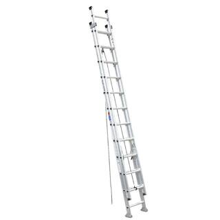 Werner 24 ft. Aluminum D-Rung Extension Ladder with 300 lbs. Load Capacity Type IA Duty Rating D1524-2