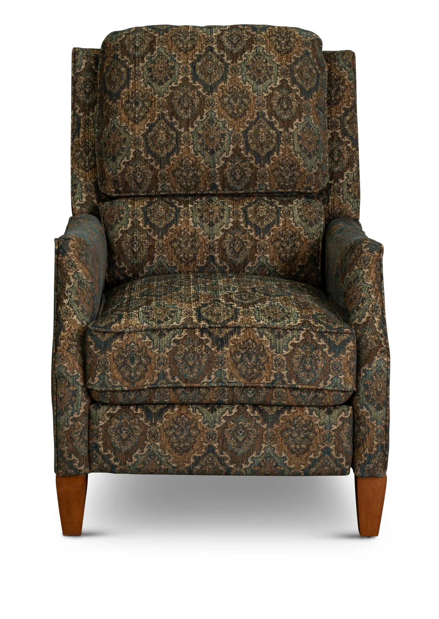 Sandlewood Traditional Brown High-Leg Pushback Recliner