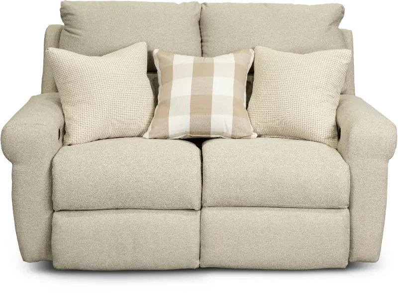 Westport Beige Lay Flat Power Reclining Loveseat