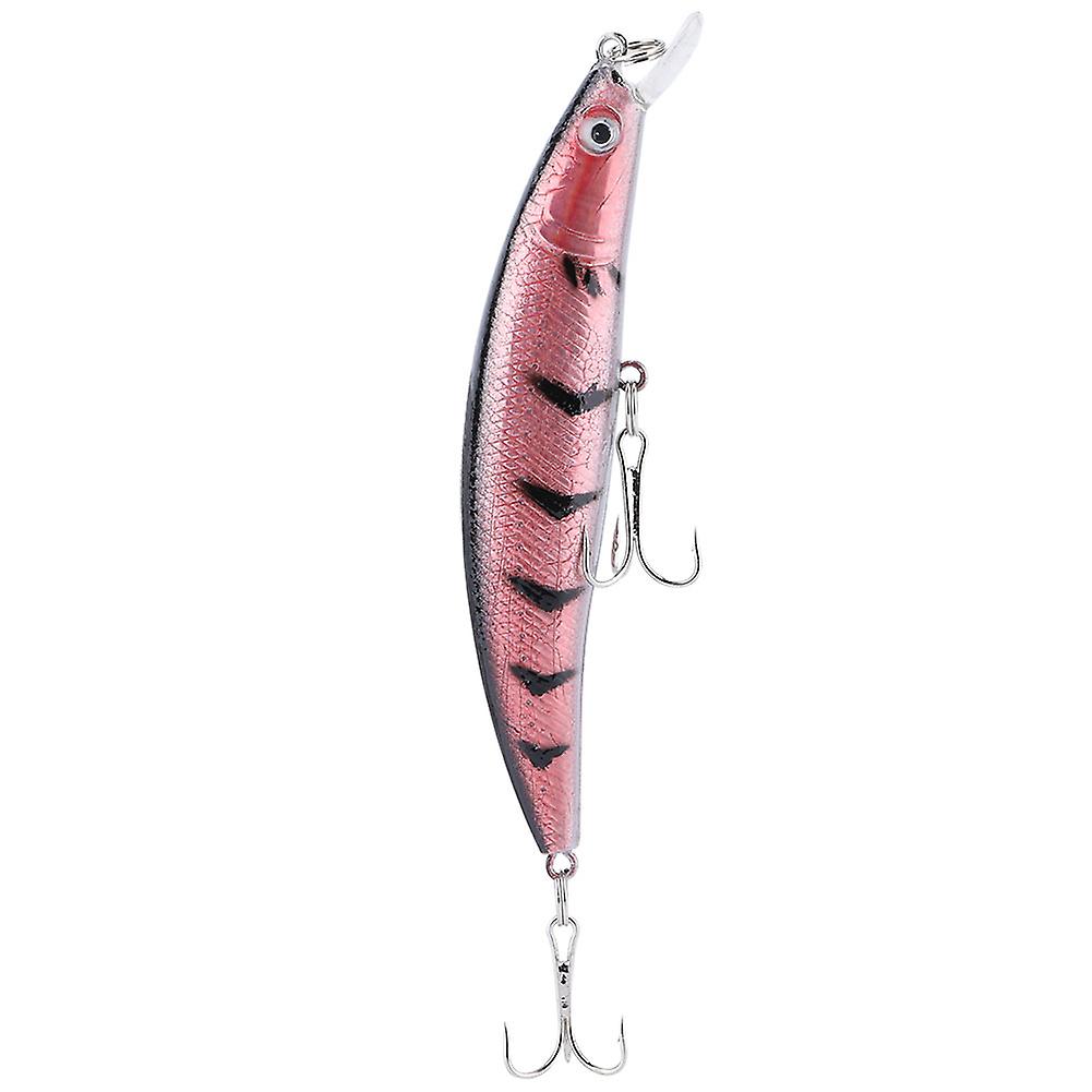 Lifelike Fishing Lure Artificial Fishing Bait With Hooks Accessories(light Pink)