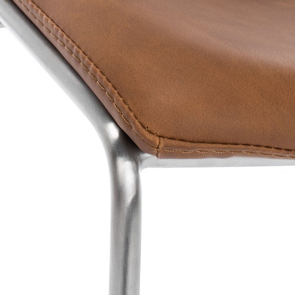 SAFAVIEH Alexis Mid-century Modern Faux Leather Counter Stool - 25