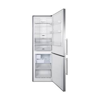 Summit Appliance 24 in. W 10.6 cu. ft. Counter Depth Bottom Freezer Refrigerator in Stainless Steel FFBF249SS2IM