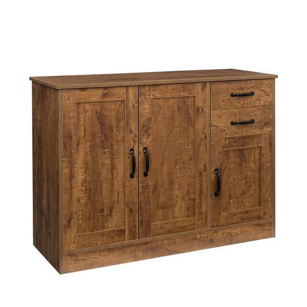 43-inch Wood Sideboard with 2 Drawers