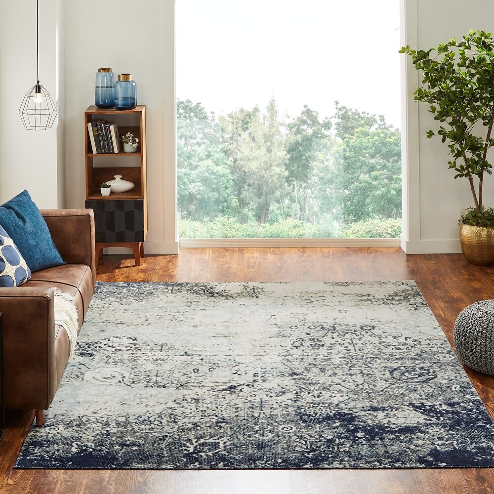 Modern Abstract Indoor/Outdoor Area Rug