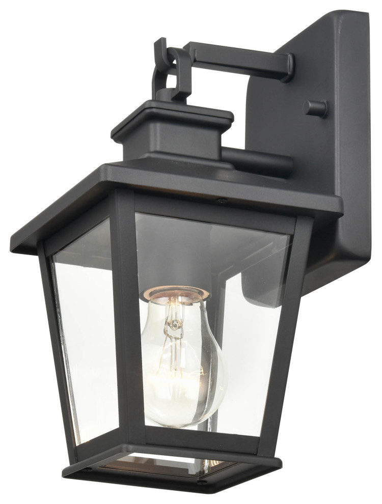 Bellmon Collection 1 Light 5.625 quotPowder Coat Black Outdoor   Transitional   Outdoor Wall Lights And Sconces   by Millennium Lighting Inc  Houzz