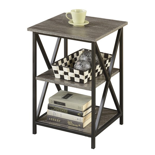 Carbon Loft Ehrlich 3 Tier End Table with Shelves