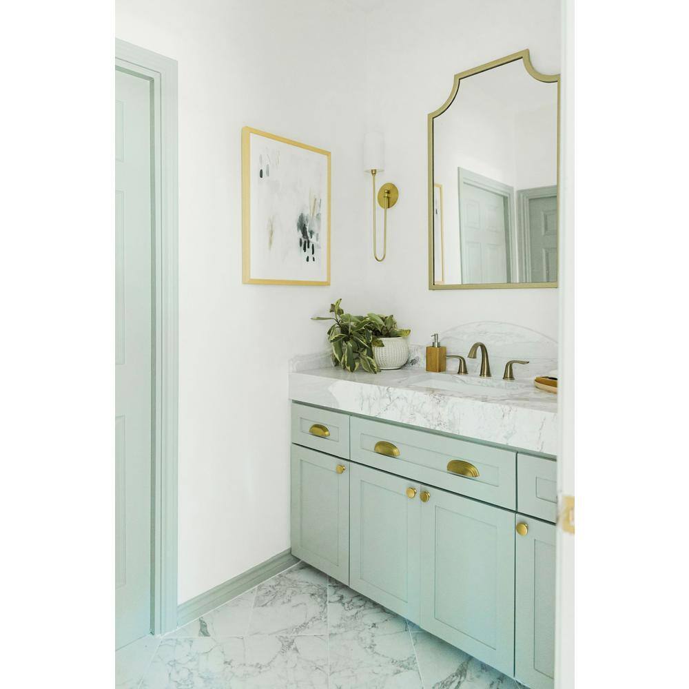 Marazzi EpicClean Milton Arabescato Marble 12 in. x 24 in. Glazed Porcelain Floor and Wall Tile (15.6 sq. ft.Case) ML401224ECHD1P6