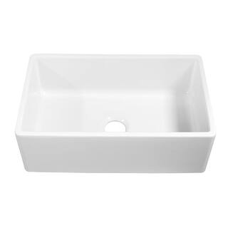 SINKOLOGY Bradstreet II 33 in. Farmhouse Single Bowl Matte Blue Fireclay Kitchen Sink SK493-33FC-MBU