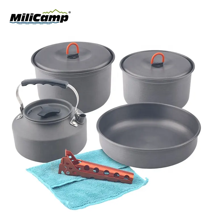 Hot sale Hard Anodized Aluminium Cook Set fo camp