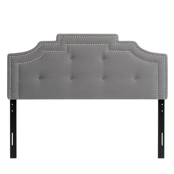 CorLiving Aspen Crown Silhouette Headboard with Button Tufting - Queen - - 28496220