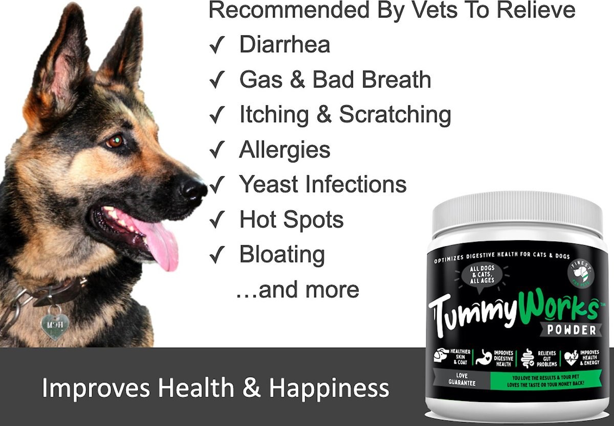 Finest for Pets TummyWorks Probiotics and Digestive Dog and Cat Supplement