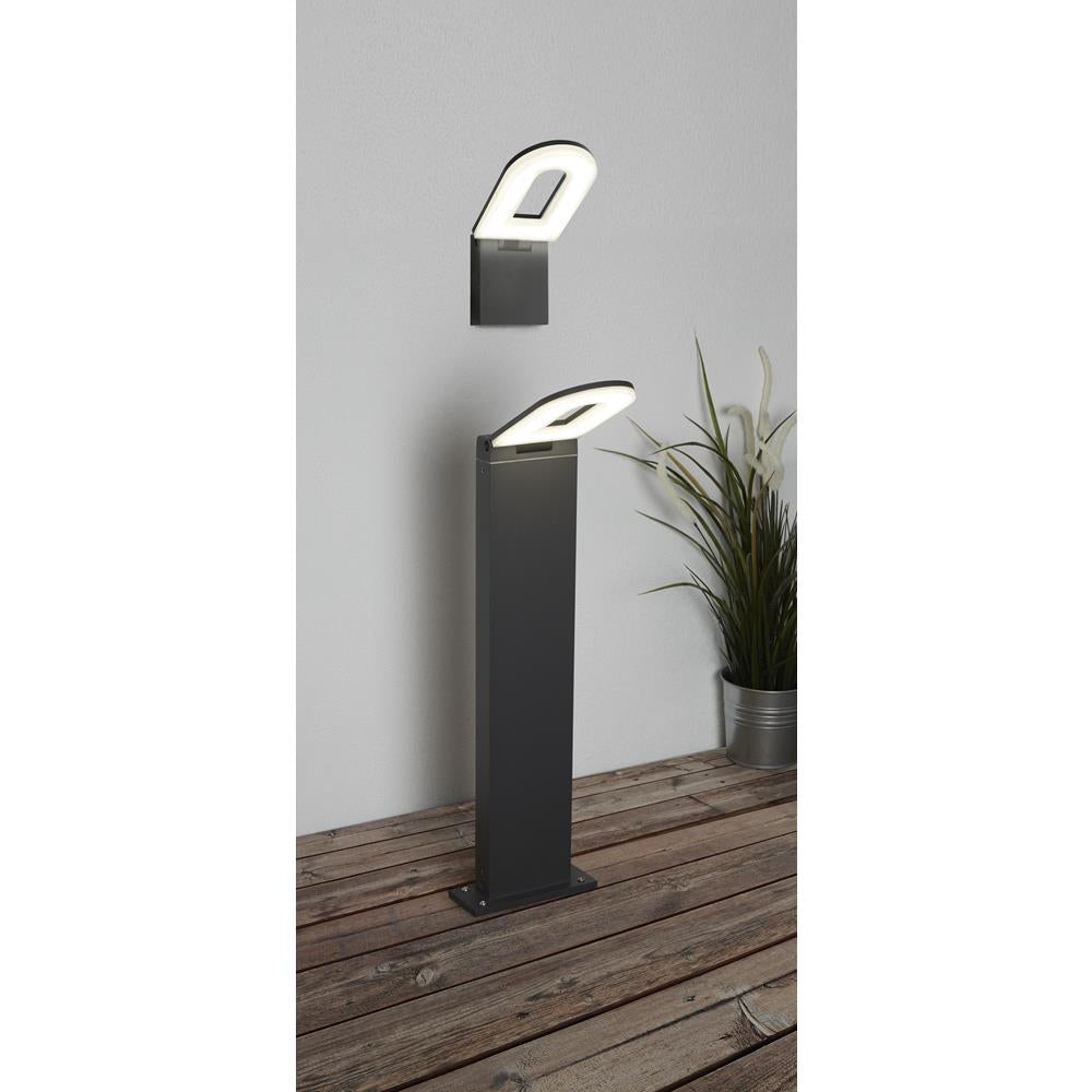 Searchlight 0583-500GY LED Grey Outdoor Modern Bollard Post Light 660mm