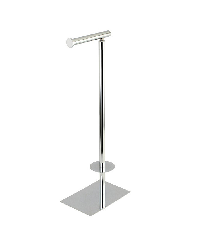 Kingston Brass Claremont Dual Freestanding Toilet Paper Stand in Polished Chrome