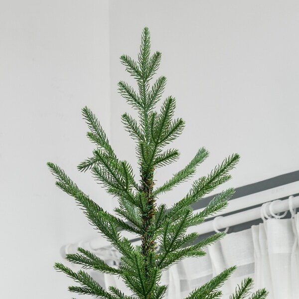 9 Foot Artificial Christmas Tree，Pine Hinged Xmas Tree