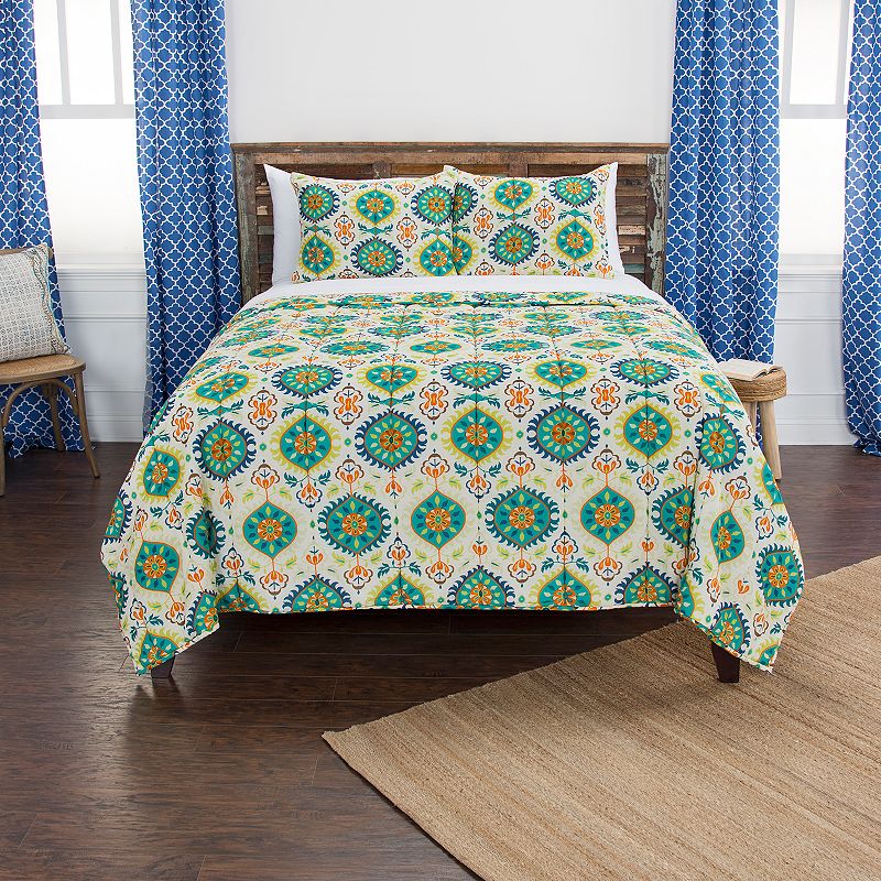 Rizzy Home Maddux Place Franky Geometric Quilt Set