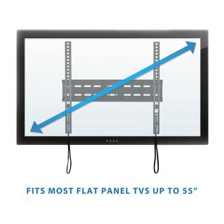 mount-it! Low Profile Slim TV Wall Mount Fixed TV Bracket for 32 in. to 55 in. Screens MI-3050