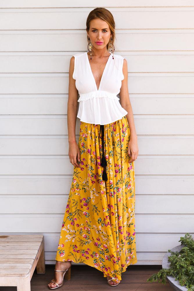 Lost In A Dream Maxi Skirt