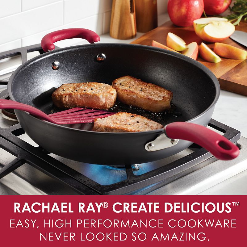 Rachael Ray? Create Delicious Hard-Anodized Aluminum Nonstick Deep Skillet