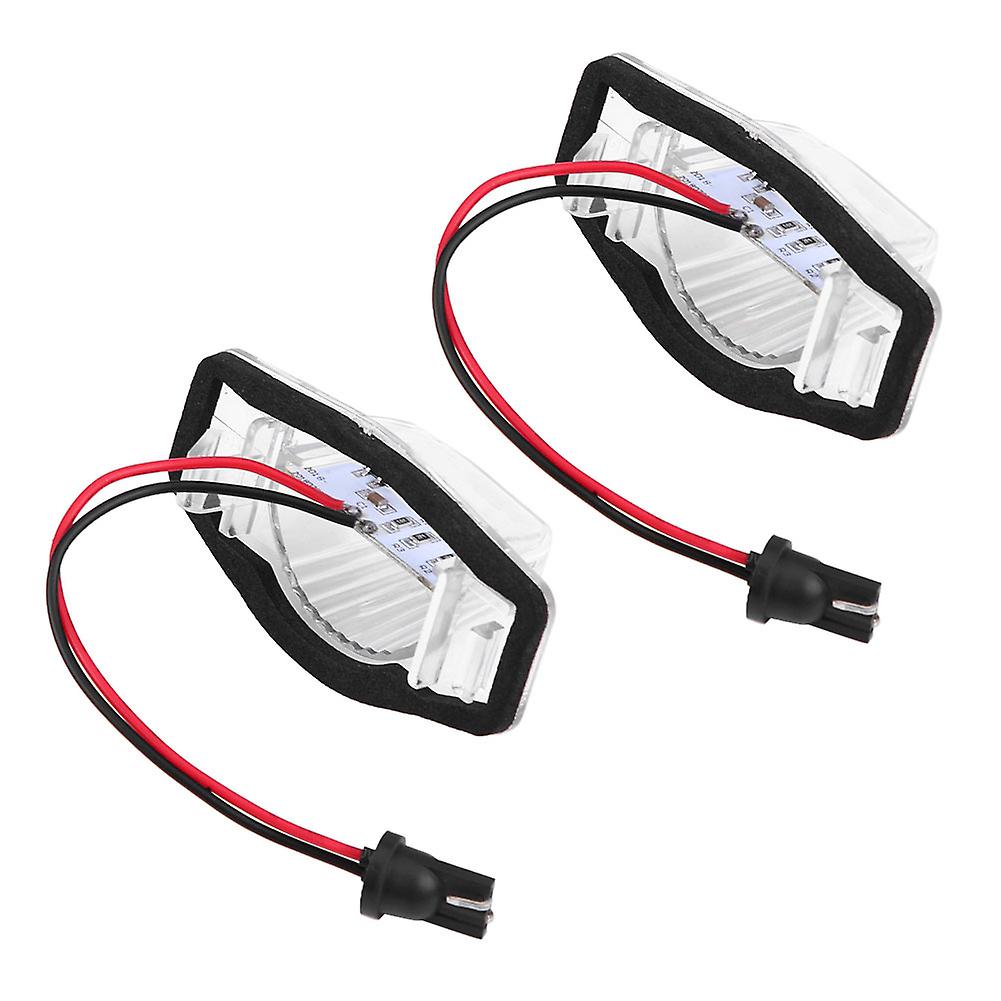 2pcs 18 Led Beads License Plate Led Light Lamp For Honda Odyssay Crv Jazz Fr-v Stream