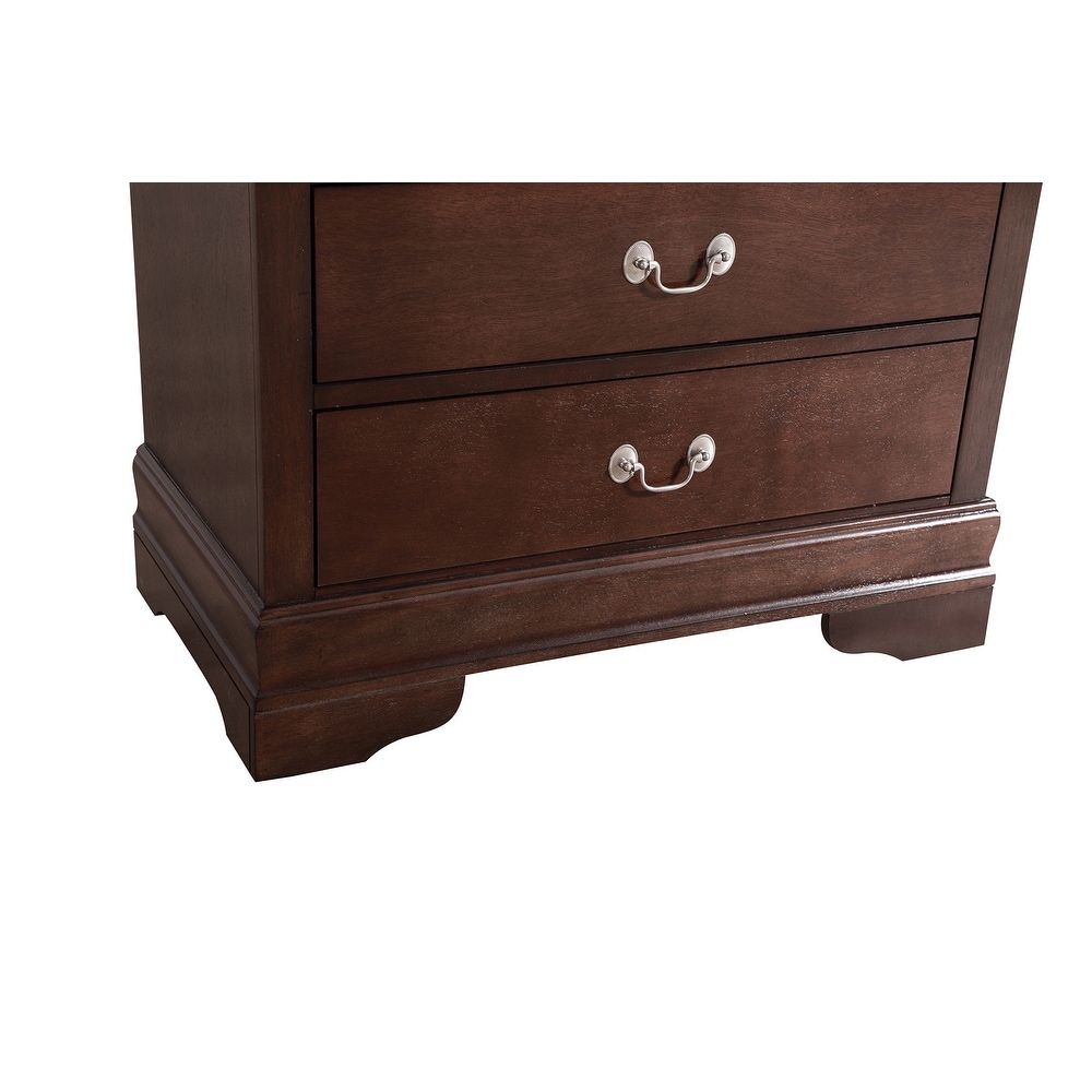 Louis Phillipe 5 Drawer Chest of Drawers (33 in L. X 18 in W. X 48 in H)