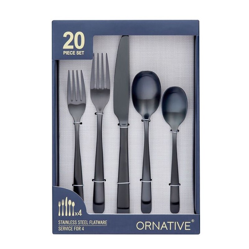 Ornative Aabbye 18/0 Stainless Steel 20 Pieces Flatware Set   10.63\