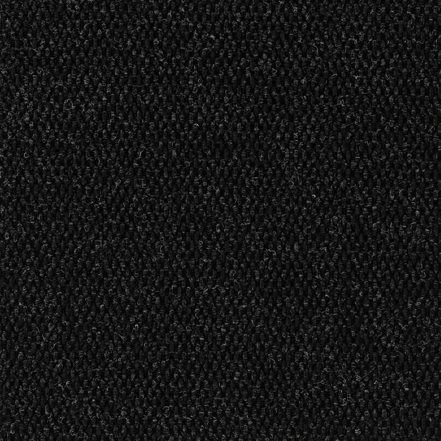 10pk Hobnail Self Stick Carpet Tile Charcoal Gray Foss Floors