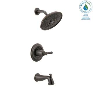 Delta Mylan Single-Handle 3-Spray Tub and Shower Faucet with H2Okinetic in Venetian Bronze (Valve Included) 144777-RB