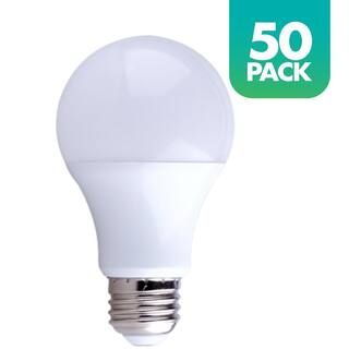 Simply Conserve 60-Watt Equivalent A19 JA8 Compliant Dimmable LED Light Bulb 2700K Soft White 50-pack L09A1927K-JA8