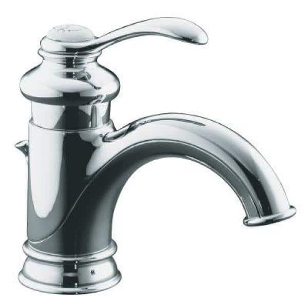 KOHLER Fairfax Single Hole Single Handle MidArc Bathroom Vessel Sink Faucet in Polished Chrome