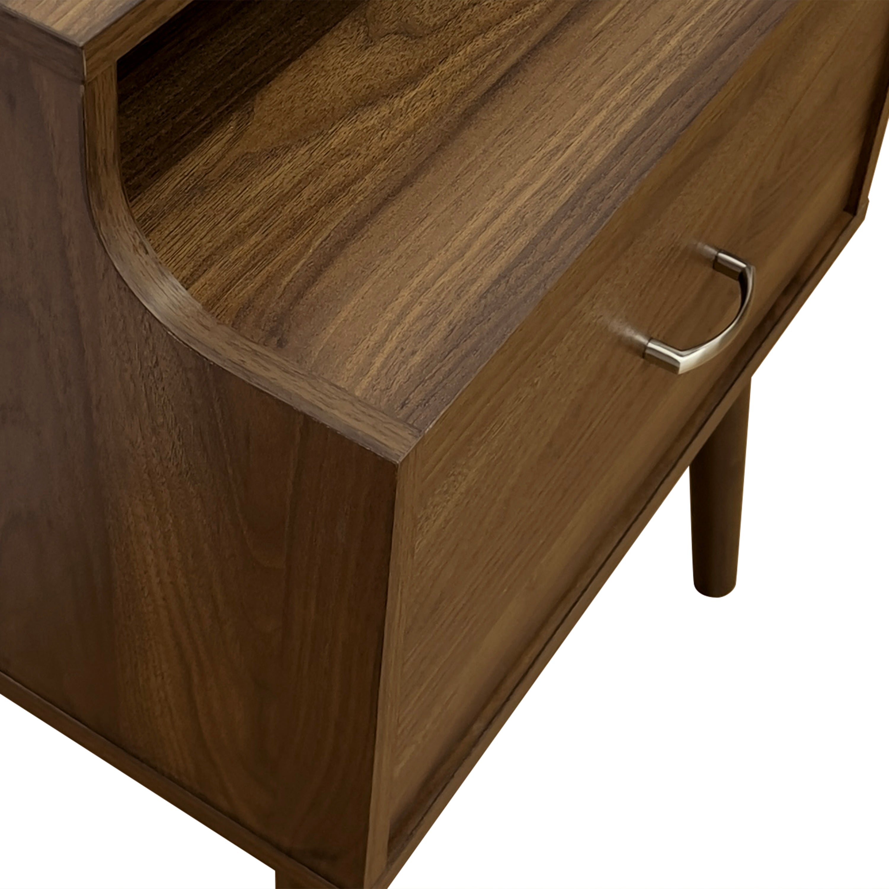 Wilbur Mid Century Modern Wooden Nightstand