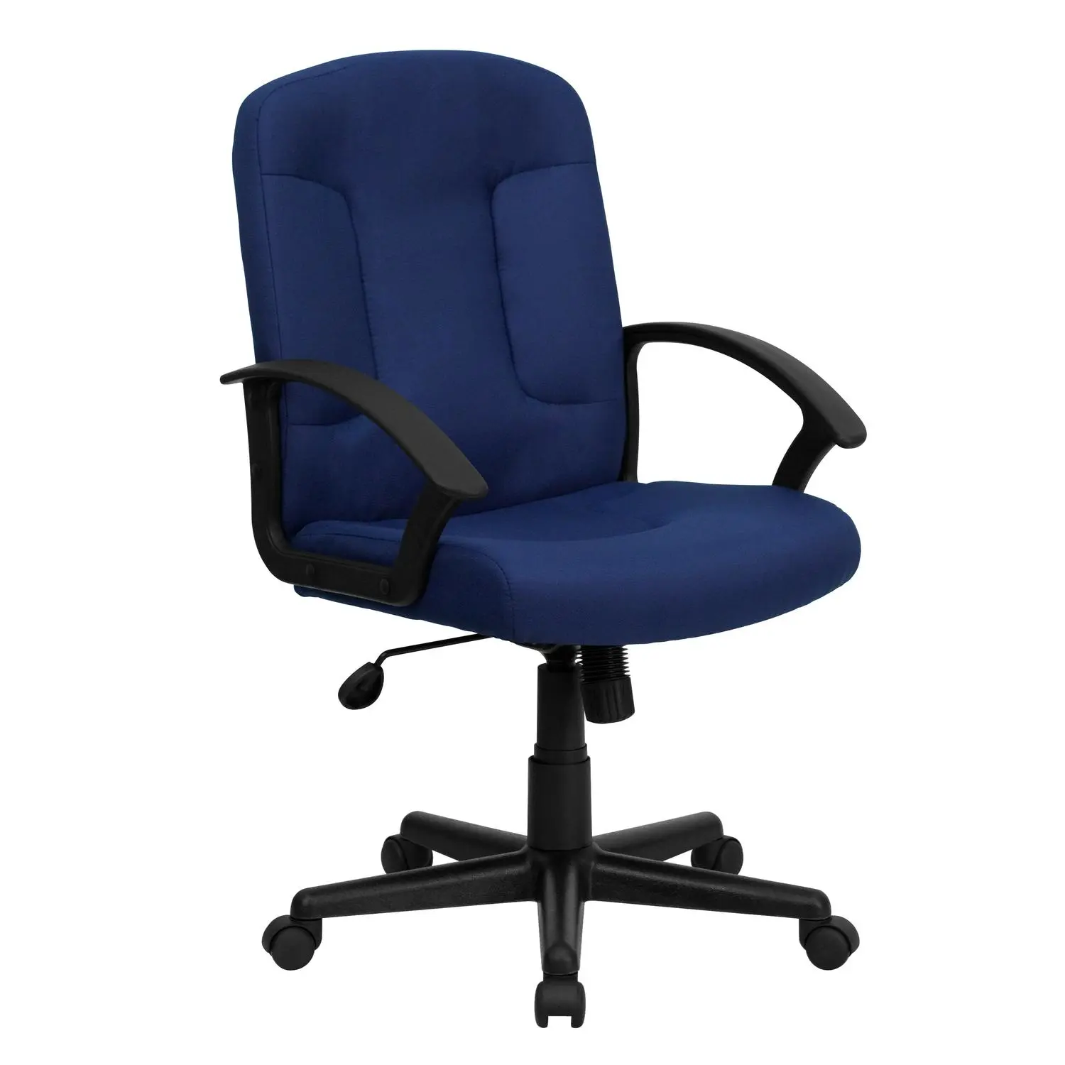 Navy Blue Fabric Office Chair