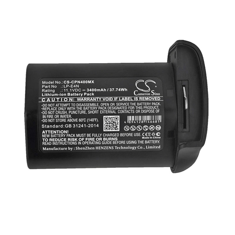 Canon 1D Mark 3 1D Mark 4 1DS Mark 3 1DX 5 3400mAh Replacement Battery BatteryClerkcom Camera