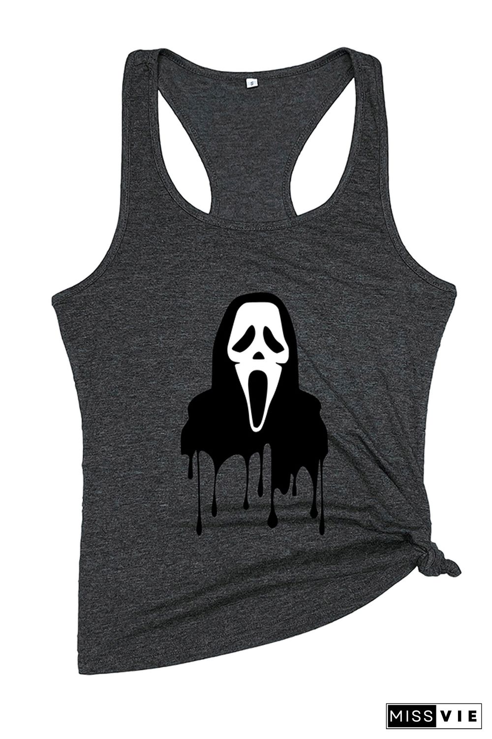 Ghost Face halloween O-neck Sleeveless Tank Top Wholesale