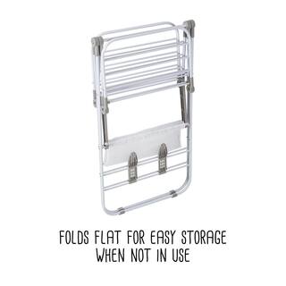 Honey-Can-Do Large Expandable and Collapsible Gullwing Clothes Drying Rack DRY-09805