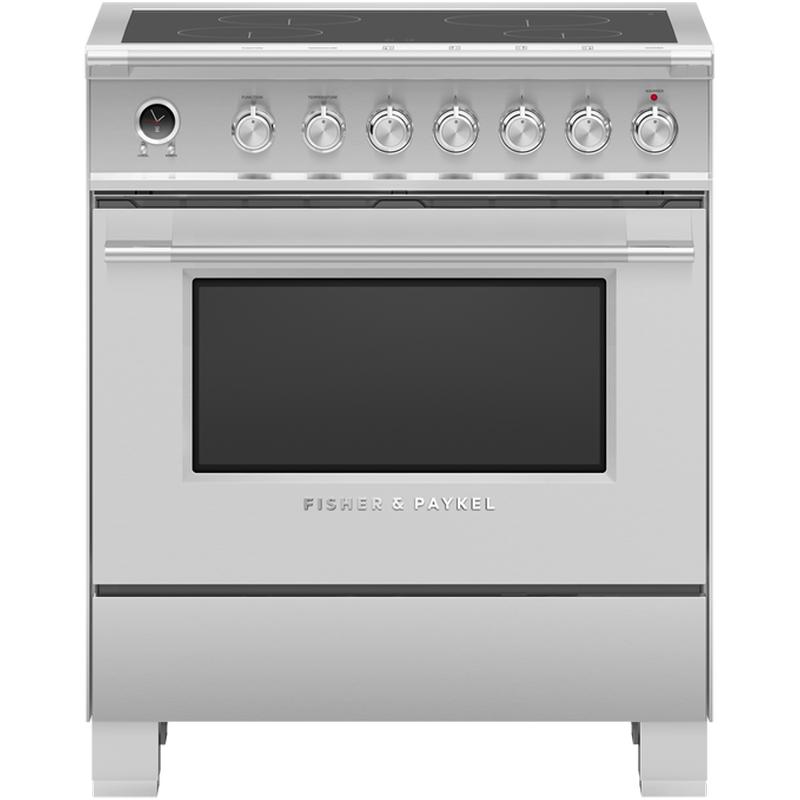 Fisher & Paykel 30-inch Freestanding Electric Range with Induction Technology OR30SCI6X1