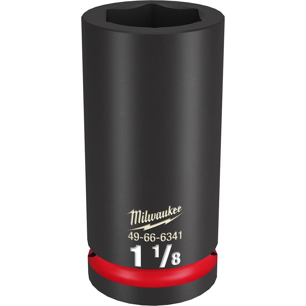 Milwaukee Impact Socket 3/4 Drive 1 1/8 Deep 6 Point 49-66-6341 from Milwaukee