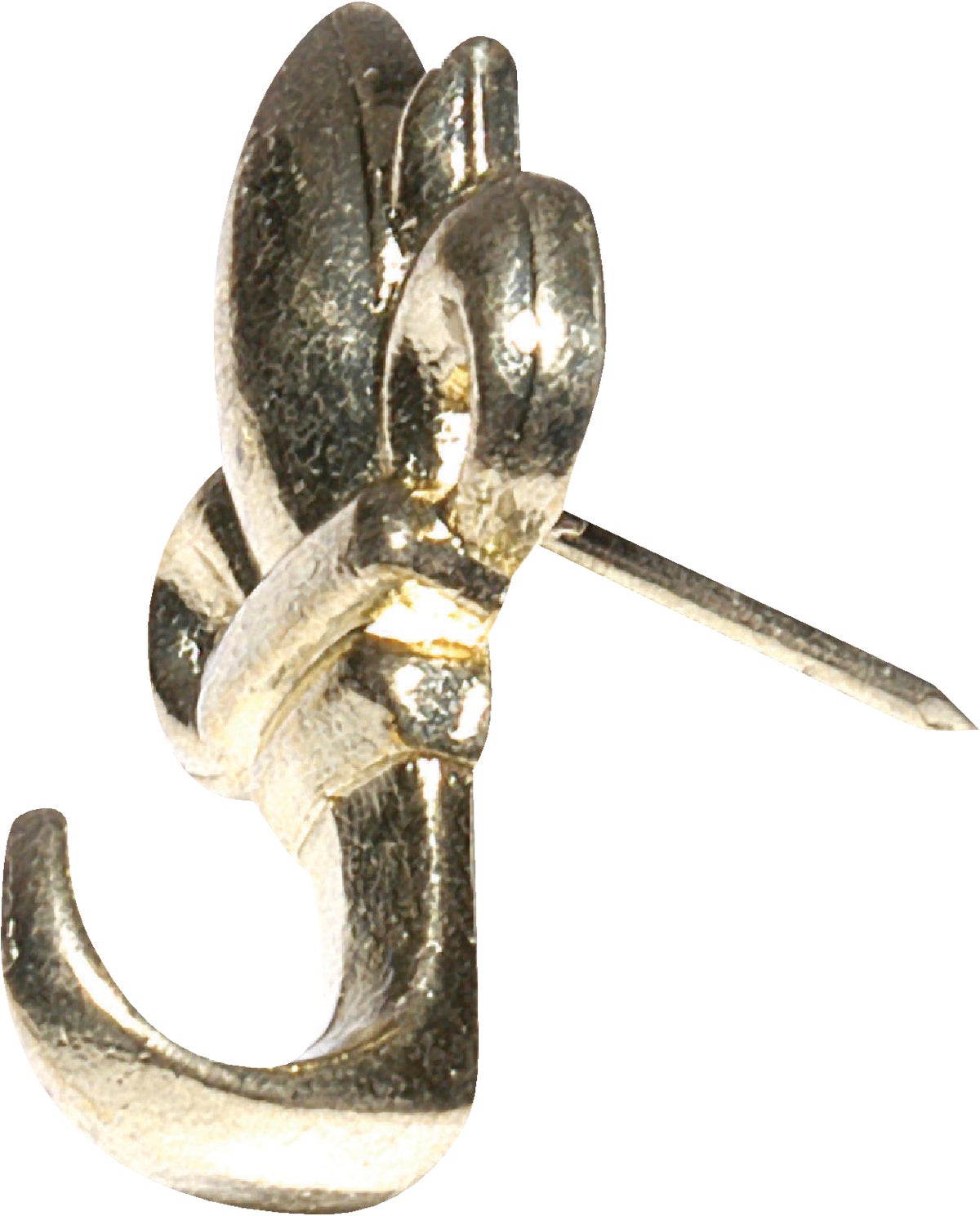 Hillman Anchor Wire Fleu-de-Lis Decorative Push Pin Hanger 20 Lb Push Pin (Pack of 10)