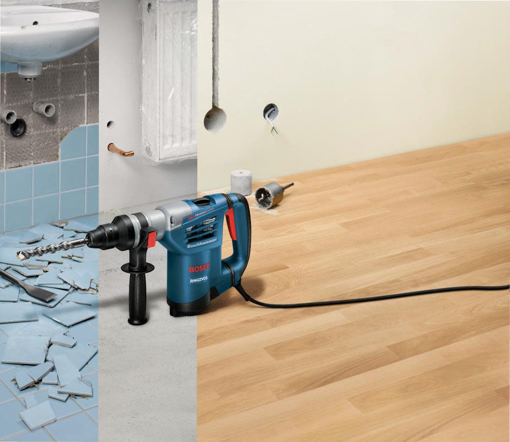 1-1/4 In. SDS-plus? Rotary Hammer with Quick-Change Chuck System ;