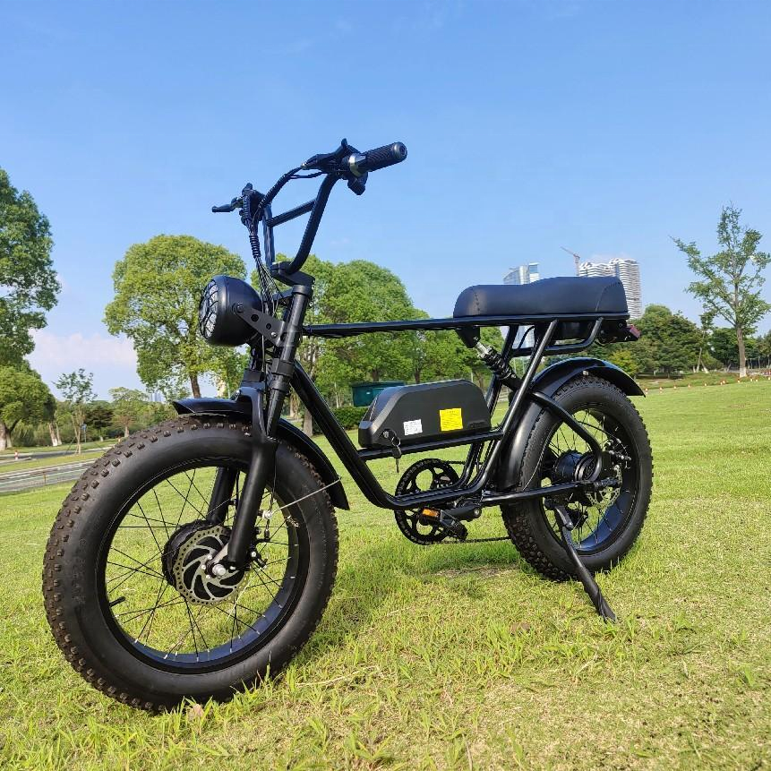 AITAIER 2023 fat tire 20inch ebike with App control comfortable see  electric fat bike 48V 13A/20A cycle